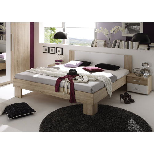 3-tlg. Schlafzimmer-Set Lauderhill, 180 x 200 cm 17 Stories Farbe